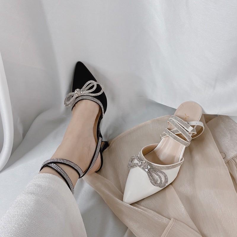 GUỐC NỮ NƠ ĐÁ TO GÓT NHỌN CAO 7CM