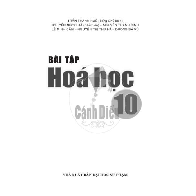 Bài Tập Hóa Học lớp 10 - Cánh Diều