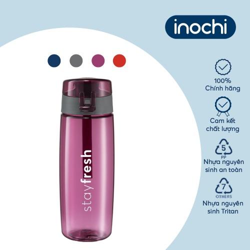 Bình nước thể thao Inochi- Kita Active 500ml - Nút bấm mở bình tiện dụng