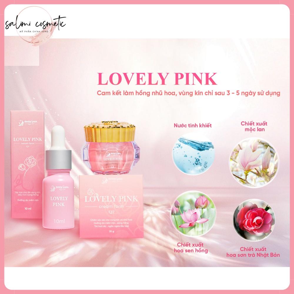 Bộ Đôi Làm Hồng Nhũ Hoa &amp; Bikini LOVELY PINK, Chăm Sóc Da Vùng Kín &amp; Nhũ Hoa, Dưỡng Da Sáng Hồng