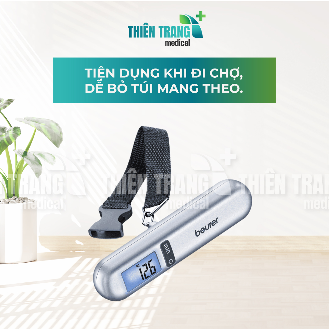 Cân Hành Lý, Cân Đi Chợ Điện Tử với Thước Đo LS06 Thiên Trang Medical