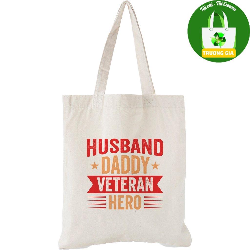 Túi vải Canvas có khóa kéo bộ sưu tập FAMILY nhiều kích thước Trương Gia Túi Vải - Túi Canvas