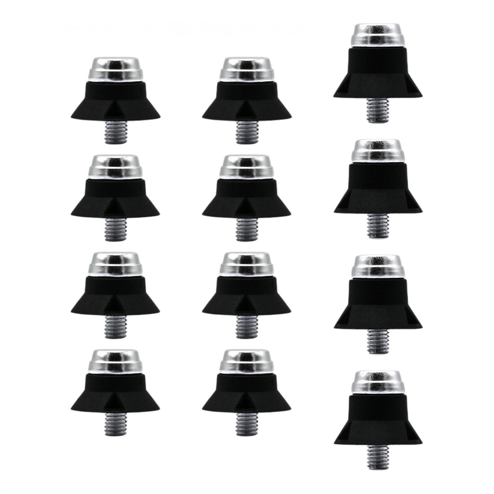 12x Football Shoe Spikes Rugby Studs M5 Anti Slip Durable Screw in Track Soccer Boot Cleats for Athletic Sneakers Training