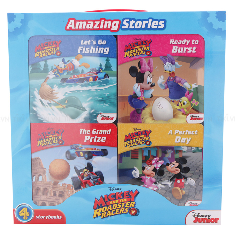 Disney Mickey And The Roadster Racers - 4 Board Books In A Box