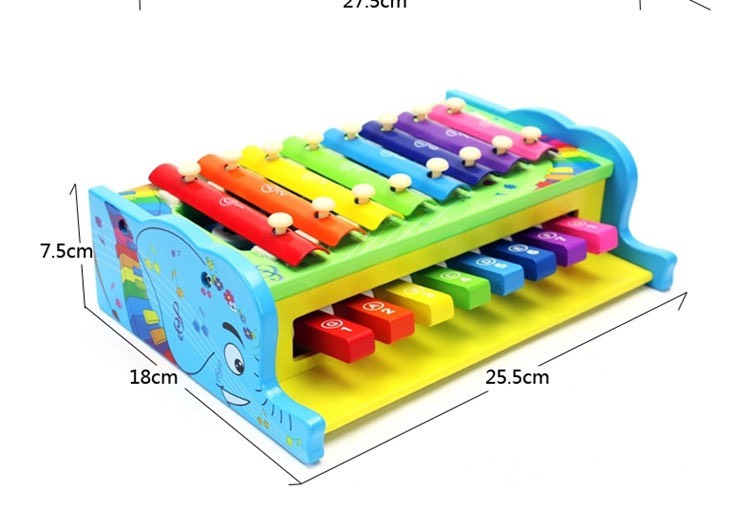 Đồ chơi tư duy - đồ chơi gỗ- đồ chơi an toàn cho bé - đàn piano gỗ MK00125