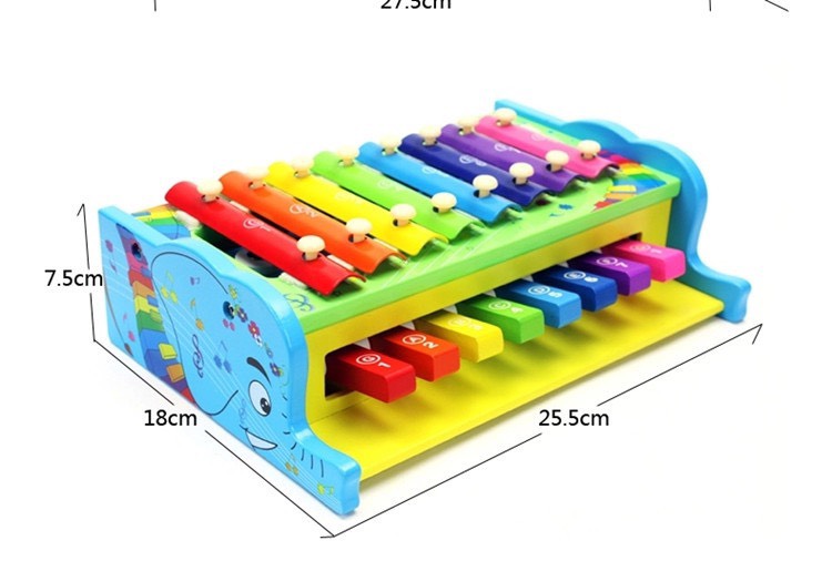 Đồ chơi tư duy - đồ chơi gỗ- đồ chơi an toàn cho bé - đàn piano gỗ MK00121