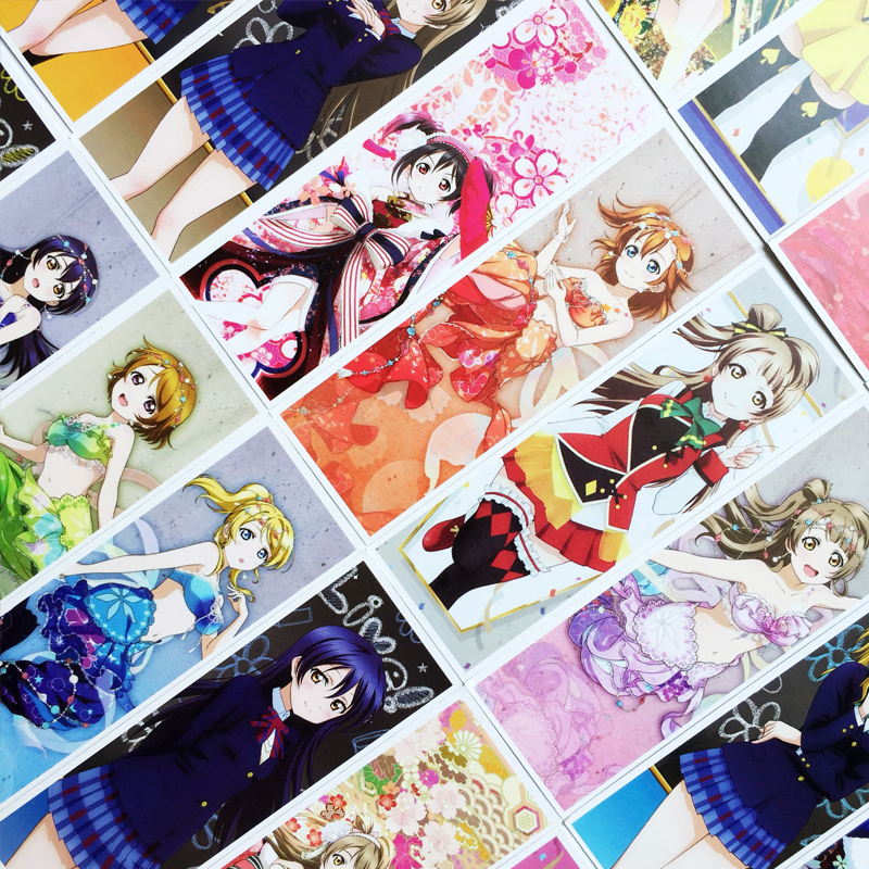 Bộ 36 Thẻ Đánh Dấu Trang Sách Bookmark Anime Love Live! School Idol Project