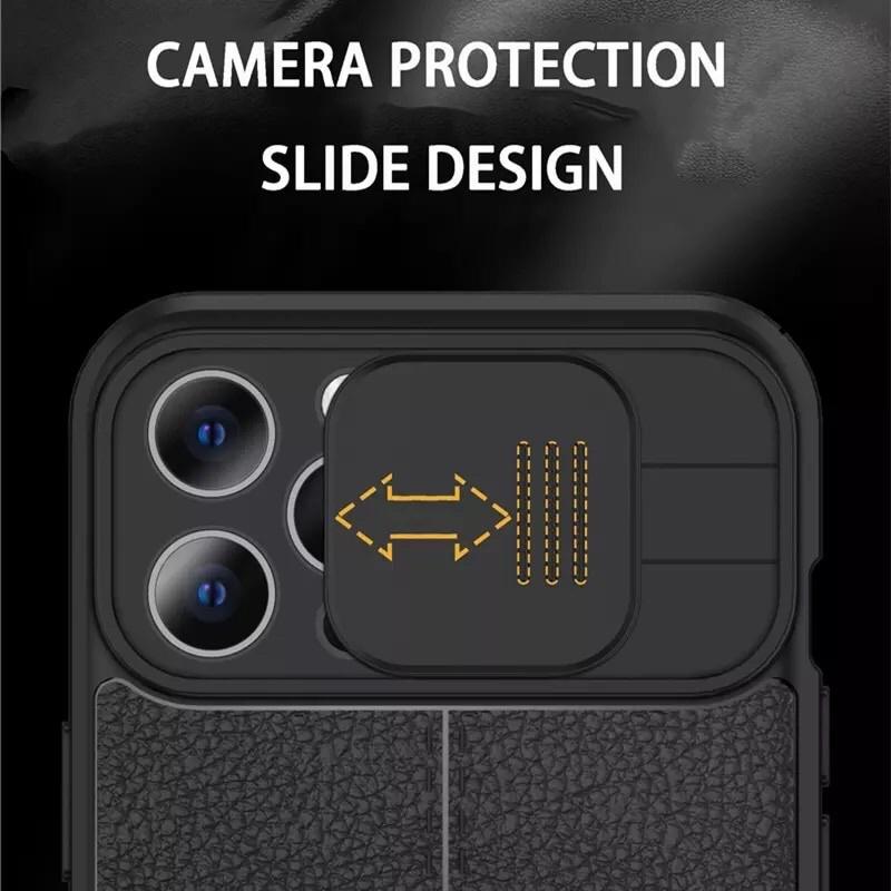 Ốp lưng dành cho iPhone 13 Pro Max có nắp bảo vệ camera