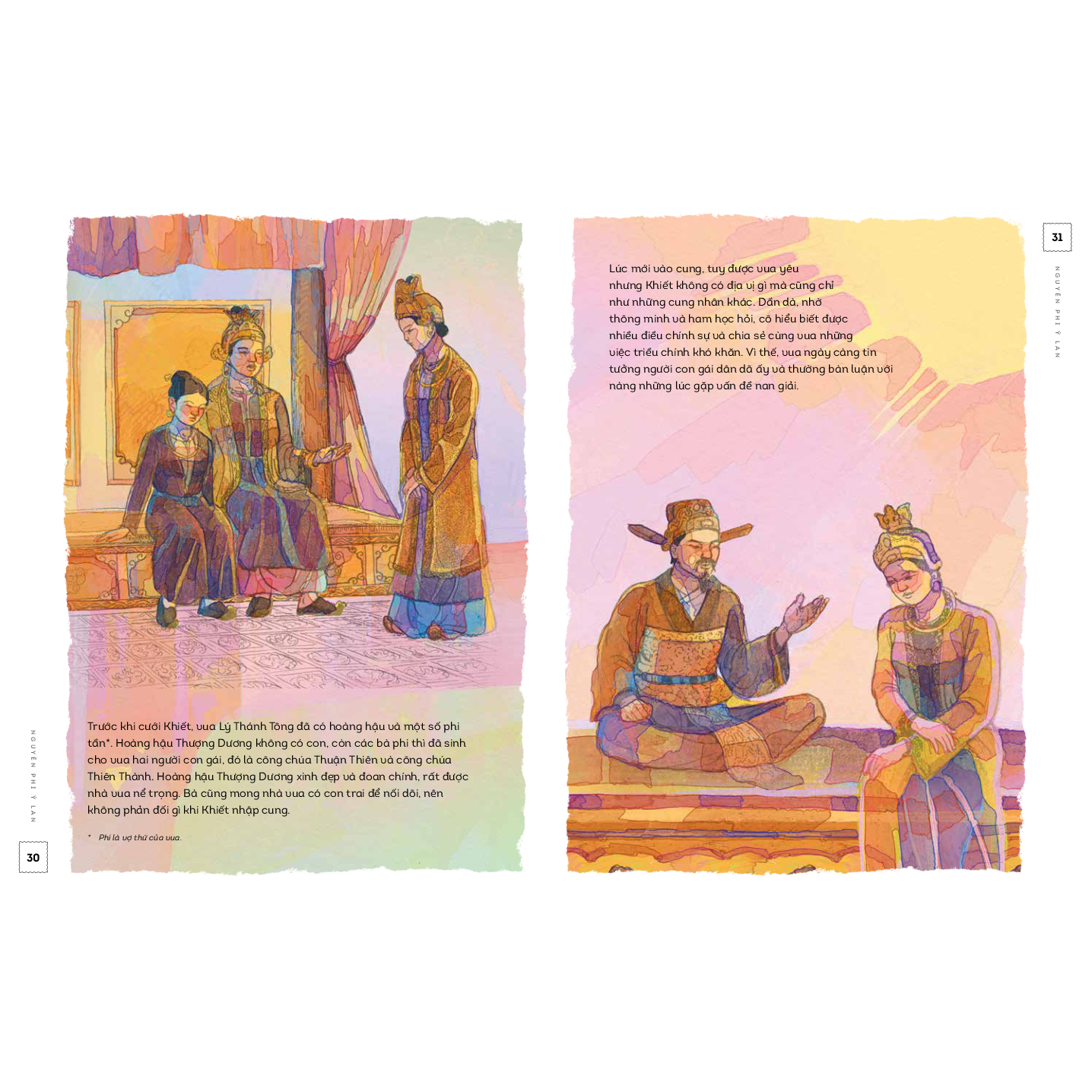 Lịch sử Việt Nam bằng tranh: Nguyên phi Ỷ Lan (Bảnmàu, bìa cứng)