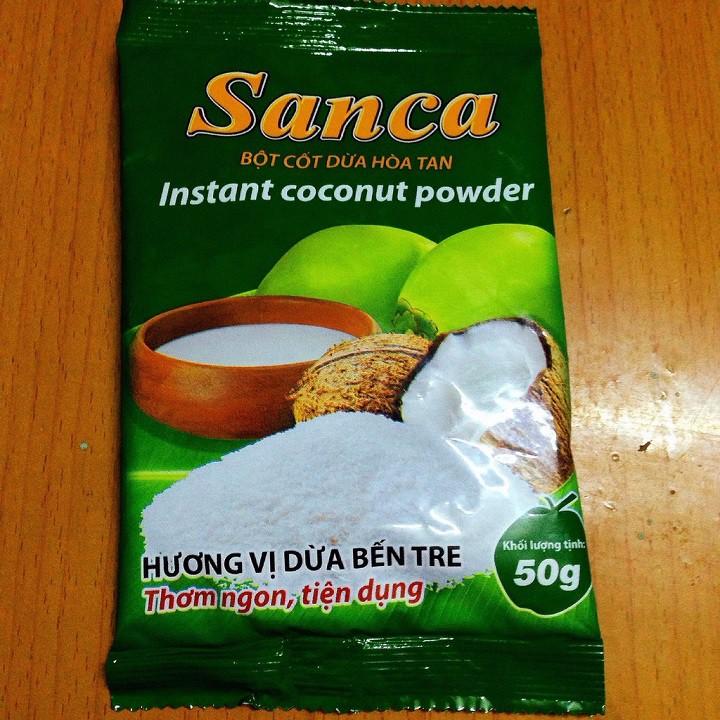 BỘT CỐT DỪA HÒA TAN SANCA 50G