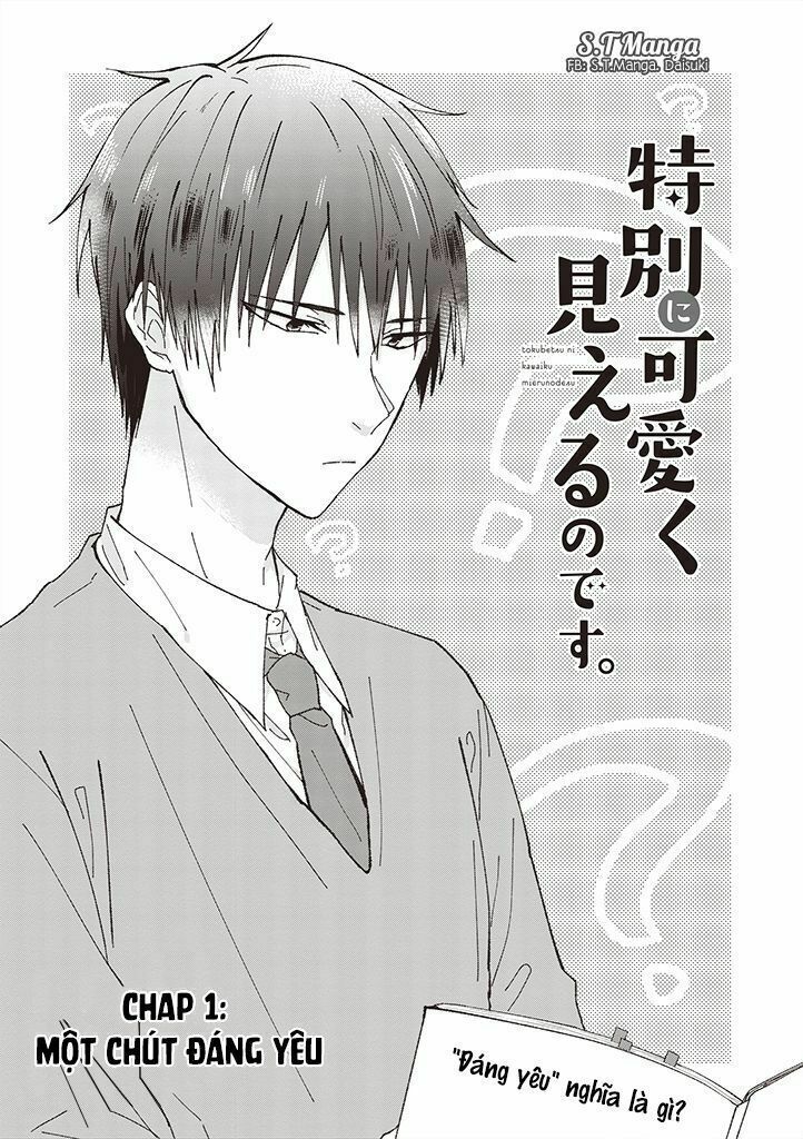 tokubetsu ni kawaiku mieru no desu. chapter 1 3