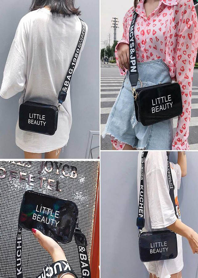 Túi Hộp Ánh Cầu Vồng Little Beauty Quai Chữ