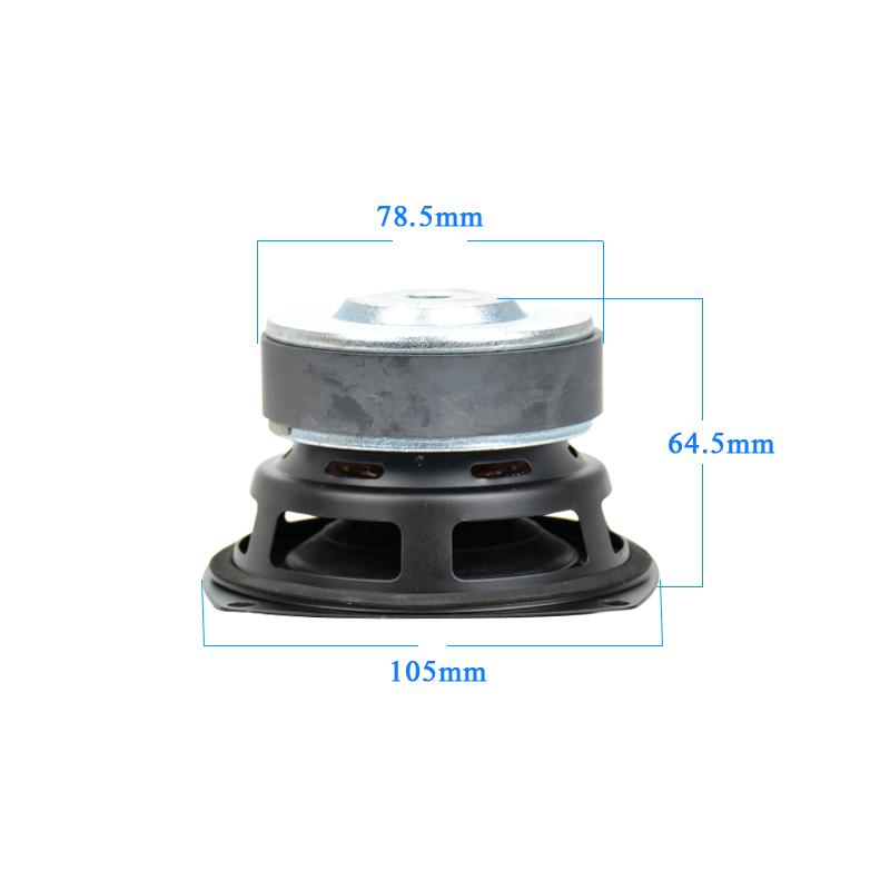 AIYIMA 1PCS 4 inch Loa loa Loa Đơn vị Hifi 4 8 Ohm 100W WOODER SOUND SOUNDER Nhà hát Nhà Color: 4 Ohm Speaker