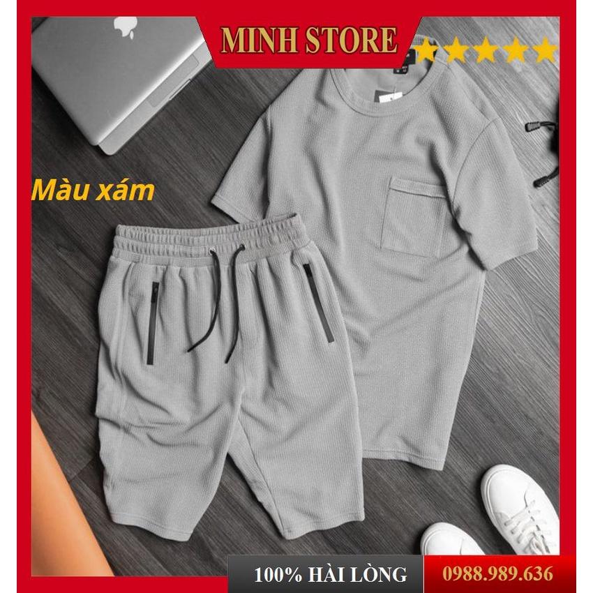 Đồ Bộ Nam mặc nhà Đồ mặc ở nhà nam Thể Thao Cotton dày XỐP THÁI mặc ở nhà đủ size tới 85kg - MINHSTORE