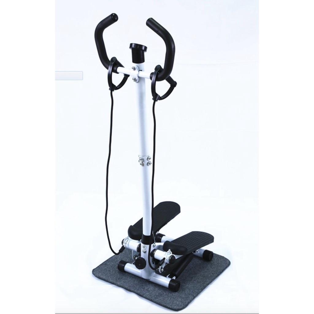 Máy chạy bộ tại chỗ tạo cơ thể săn chắc FitnessHome có tay vịn và dây - Euro Outlet