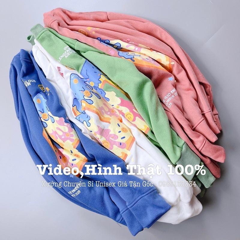 Áo khoác cardigan nữ nỉ bông dày dặn hàng quảng châu form rộng áo chống nắng QUE KEM LF - CANDA 3449