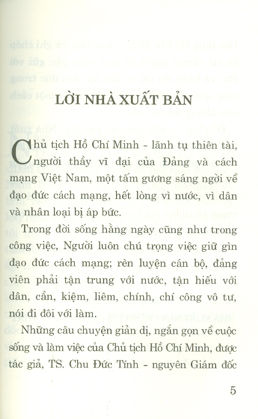 Bác Hồ - Những Câu Chuyện Và Bài Học (Xuất bản lần thứ ba, có sửa chữa, bổ sung)