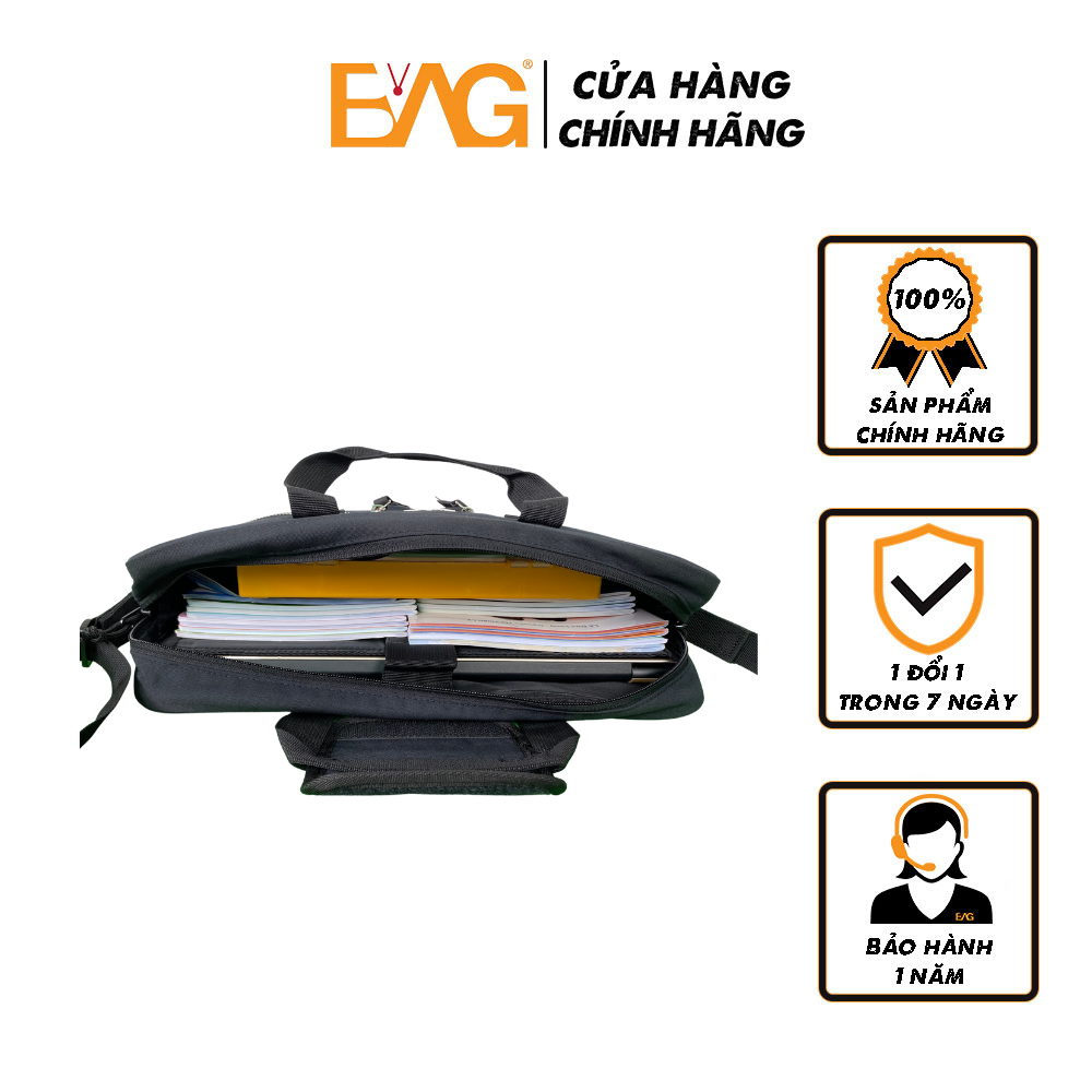 Cặp Laptop Văn Phòng Thời Trang 2 dây kéo lợi mới - VBAG