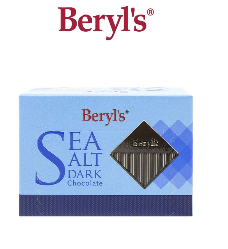 Socola đắng Beryl's muối biển 60g - Beryl's Dark Chocolate With Sea Salt