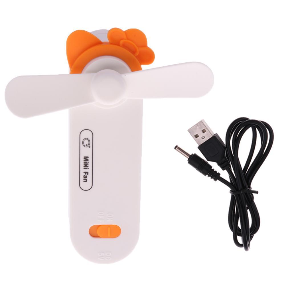 Handheld Mini Portable Super Mute USB Air Summer Cooling Fan