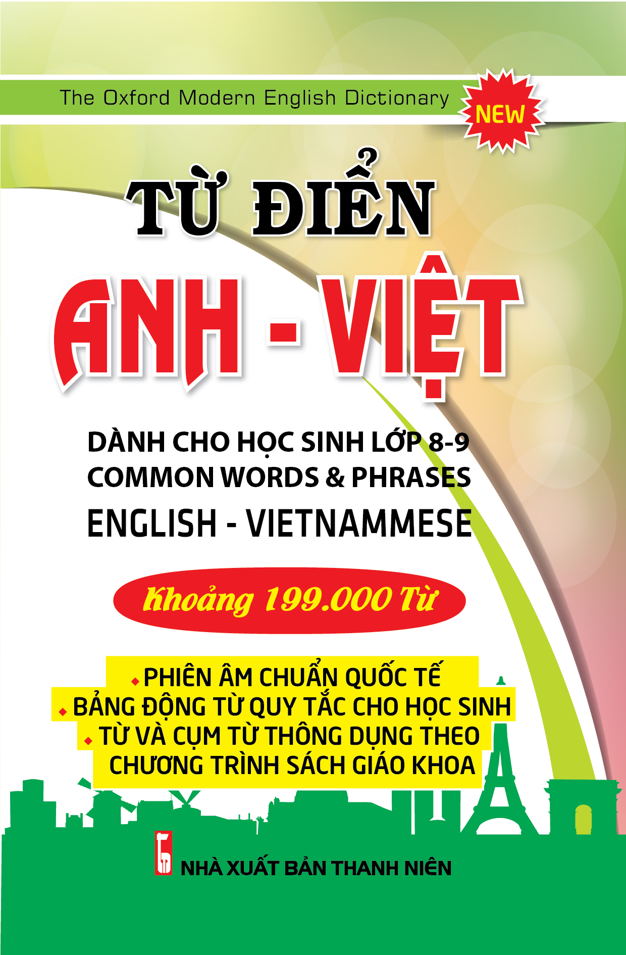 Từ Điển Anh Việt Dành Cho Học Sinh Lớp 8 -9 Khoảng 199.000 Từ _CM