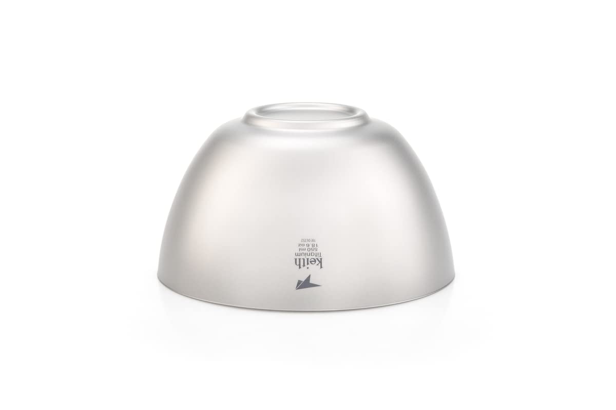 Tô chén ăn cách nhiệt 2 lớp Titanium Keith Ti5354 - 550ml