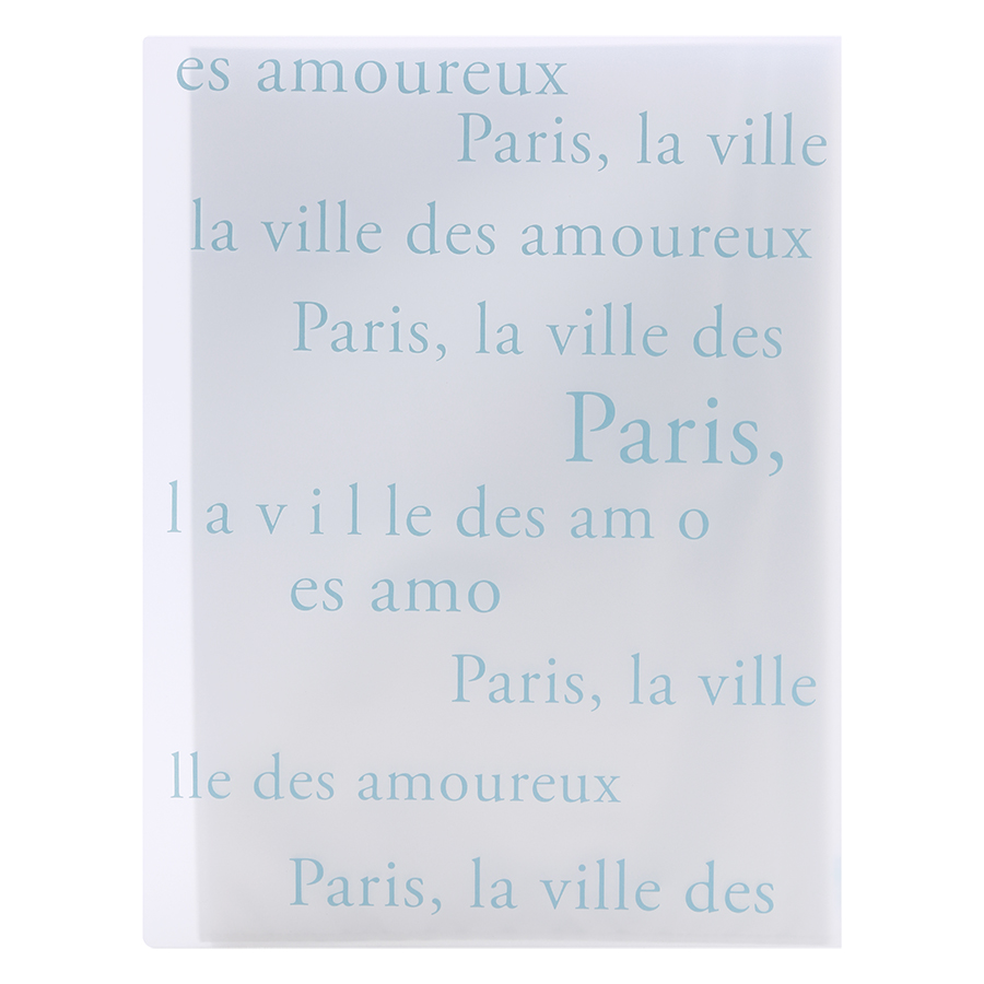 Bìa 20 Túi Trong Mờ Double A - Thiết Kế Kiểu Paris