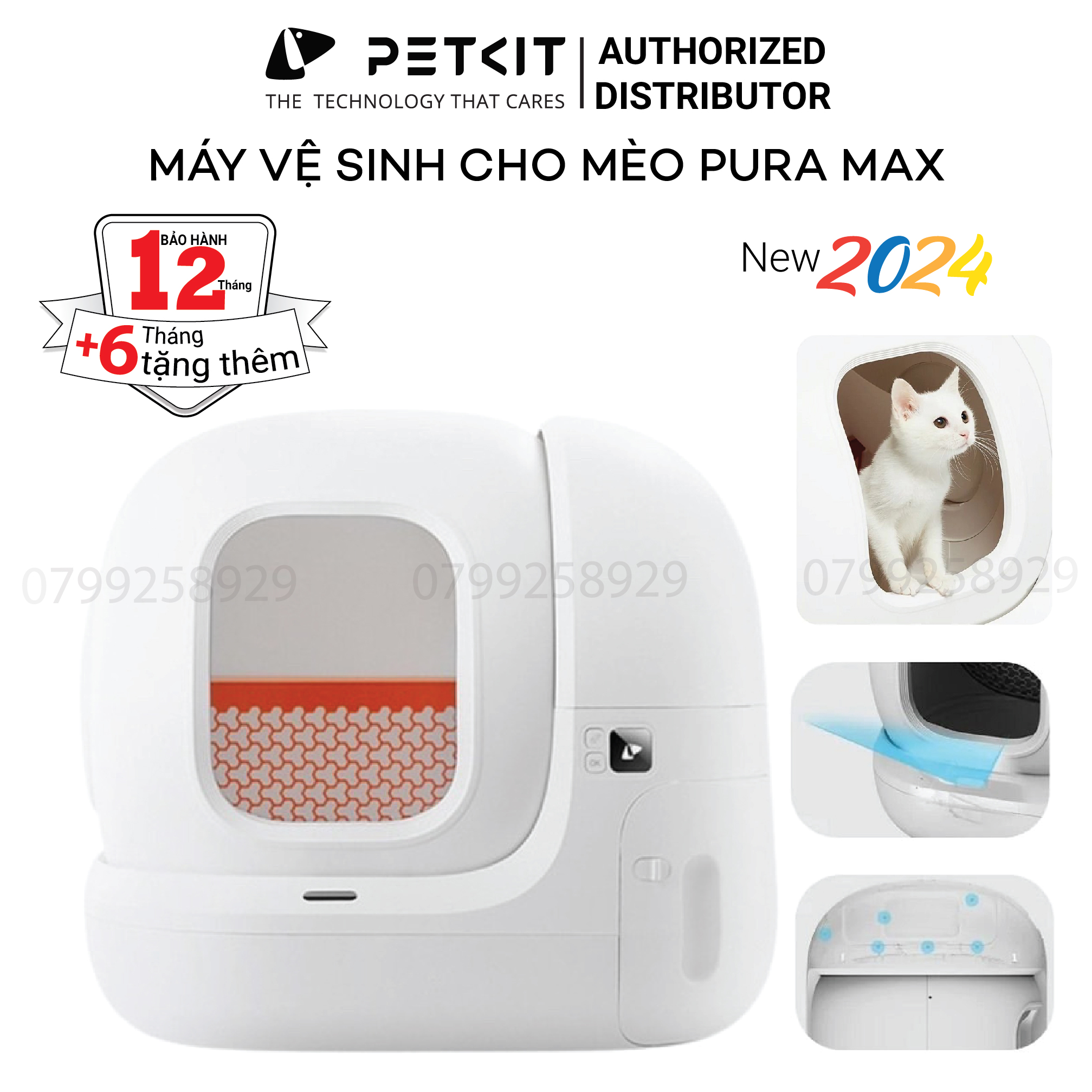 Nhà Vệ Sinh Cho Mèo Petkit, Máy Vệ Sinh Tự Động Cho Mèo Pura Max Máy Dọn Phân Mèo