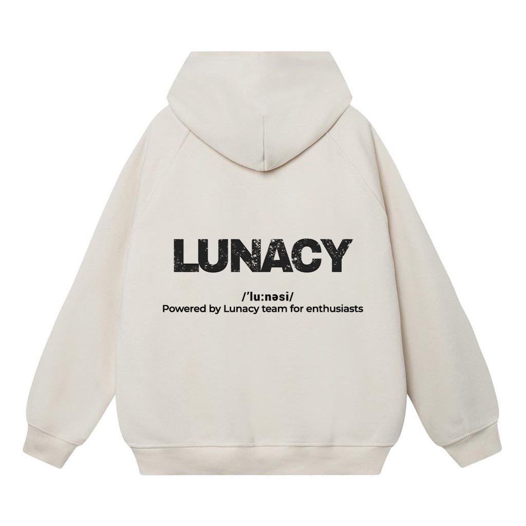 Áo Khoác Hoodie Grunge Lunacy Nỉ Có Mũ Form Rộng LUNA Unisex Nam Nữ LUNACY