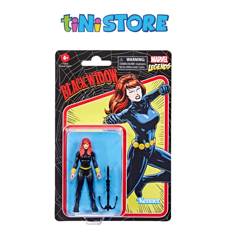 Đồ chơi siêu anh hùng Legends Retro Black Widow 9.5 cm Avengers