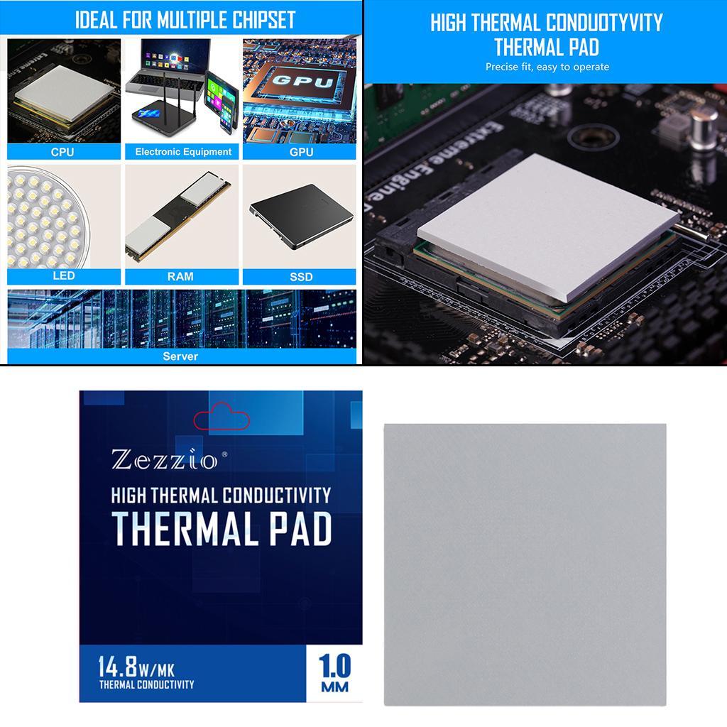 Thermal Pad 120x120mm for CPU Coolers Heat Dissipation 120x120x1.0mm