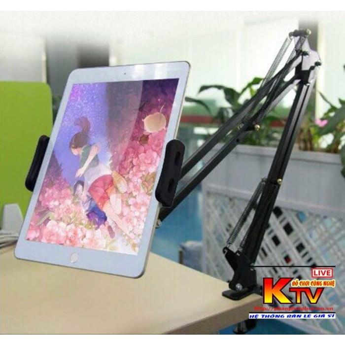 Giá Đỡ Kẹp cho Ipad, Máy Tính Bảng, Điện Thoại, Nintendo Switch Stands Để Đầu Giường, Cạnh Bàn Xoay 360 Độ