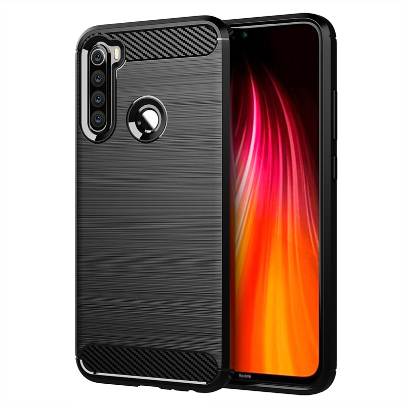 Ốp Lưng Dẻo Dành Cho Xiaomi Redmi Note 8 / Note 8 Pro Vân Xước Chống Sốc-Handtown- Hàng Chính Hãng