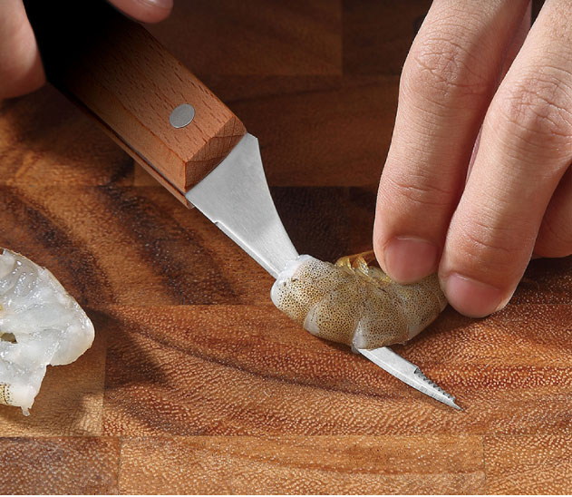 Dao cắt rạch lưng, lấy chỉ tôm làm lòng gà vịt cắt củ quả nhanh gọn tiên lợi-Tặng bảo vệ ngón tay khi thái thực phẩm