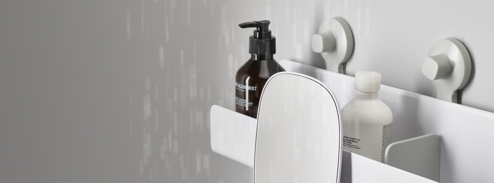 Joseph Joseph - Kệ đựng đồ nhà tắm có gương cao cấp EasyStore Large Shower Shelf with Removable Mirror 002874