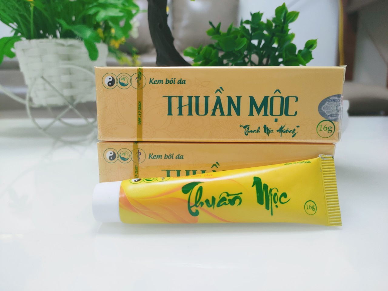 Kem bôi da Thuần Mộc Thanh Mộc Hương Mẫu Mới Tặng Kèm 1 Gói Dầu Gội Thảo Dược Thanh Mộc Hương