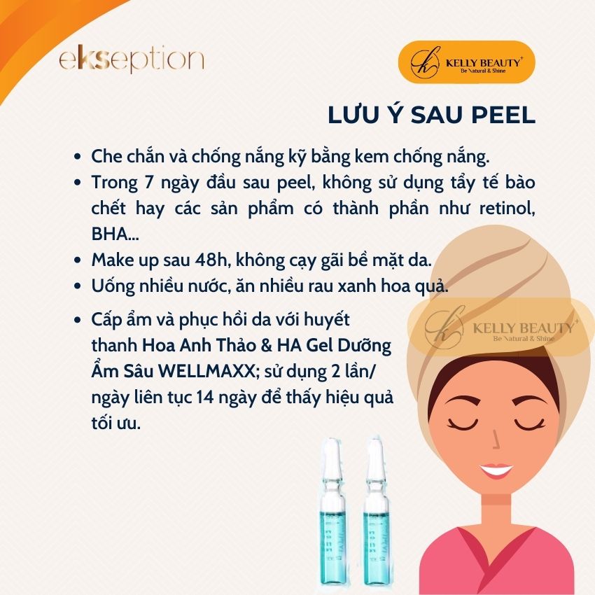 ekseption Pure Skin Peel - Cải Thiện Tình Trạng Mụn; Kiềm Dầu, Se Lỗ Chân Lông, Mềm Mịn Da - Kelly Beauty