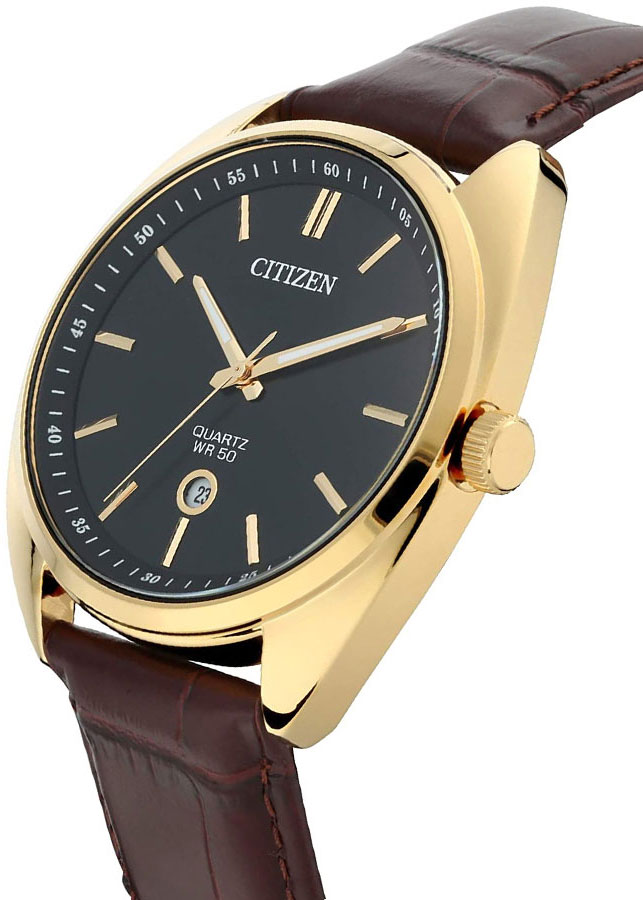 Đồng Hồ Nam Citizen Dây Da BI5092-03E - Mặt Đen