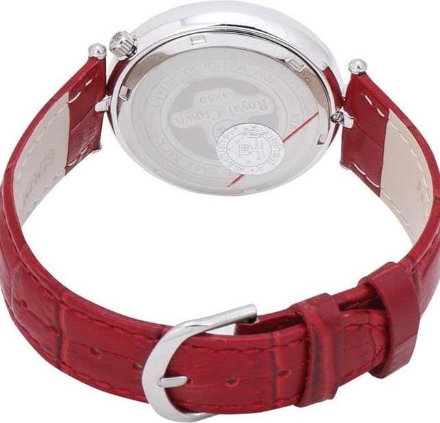 Đồng hồ nữ chính hãng Royal Crown 3850 dây da đỏ