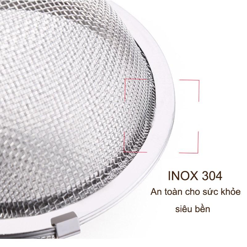 DỤNG CỤ LỌC PHA TRÀ CHẤT LIỆU INOX 304 DẠNG LƯỚI – LOẠI LỚN ĐƯỜNG KÍNH 60MM