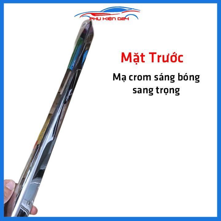 Ốp cản trước cho Vios 2014-2015-2016-2017 mạ crom trang trí chống trầy bảo vệ xe