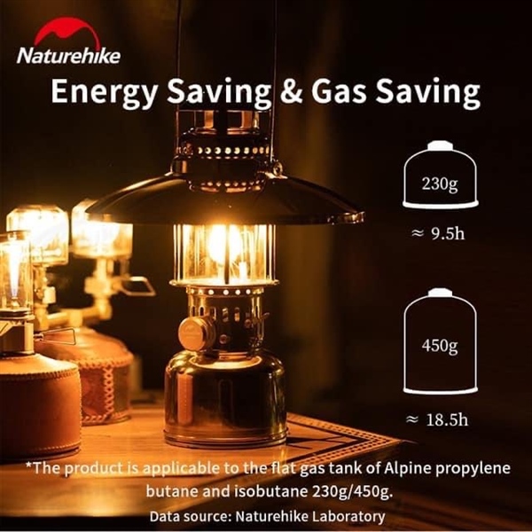 Đèn gas dã ngoại phong cách cổ điển Retro Naturehike NH22ZM006