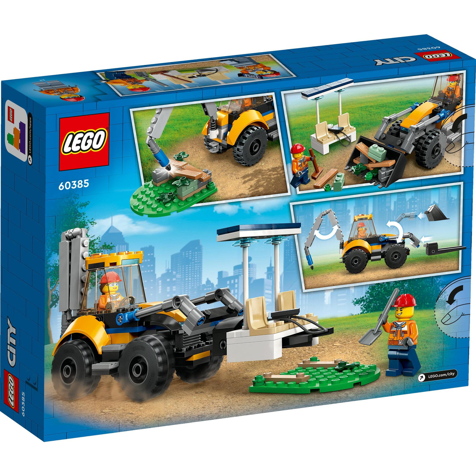 LEGO City 60385 Xe Đào Đất Công Trình