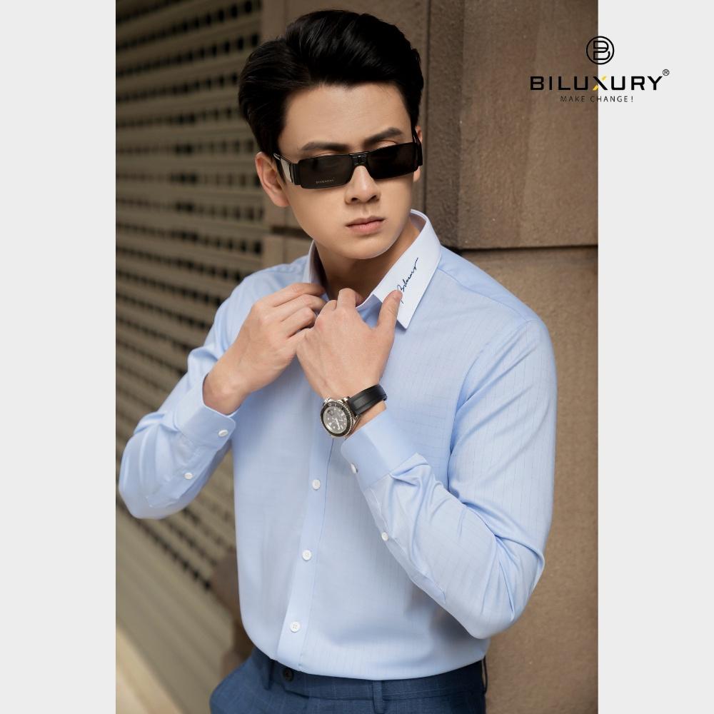 Áo sơ mi trắng nam 5SMDB002TRK cao cấp chính hãng Biluxury #1 Áo sơ mi trắng nam 5SMDB002TRK cao cấp chính hãng Biluxury