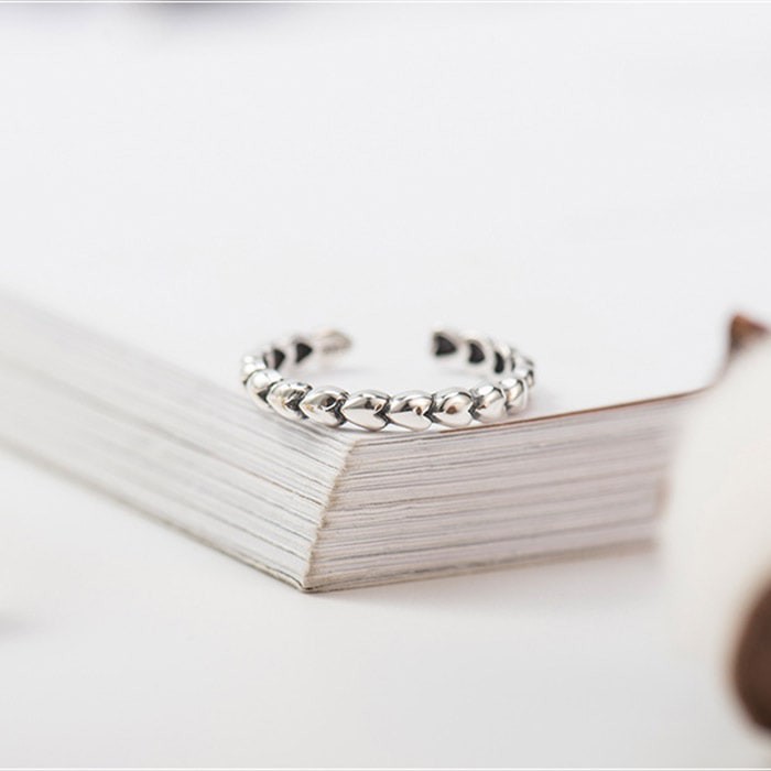 Nhẫn Bạc Nữ | Nhẫn Nữ Bạc Thái Hình Tim Xinh Xắn N1730 - Bảo Ngọc Jewelry