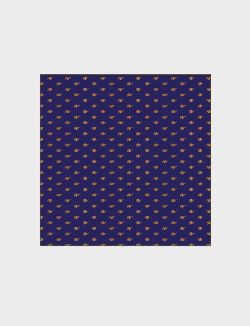 Khăn lụa tơ tằm cài túi áo Vest cho Nam 33x33cm - Phúc