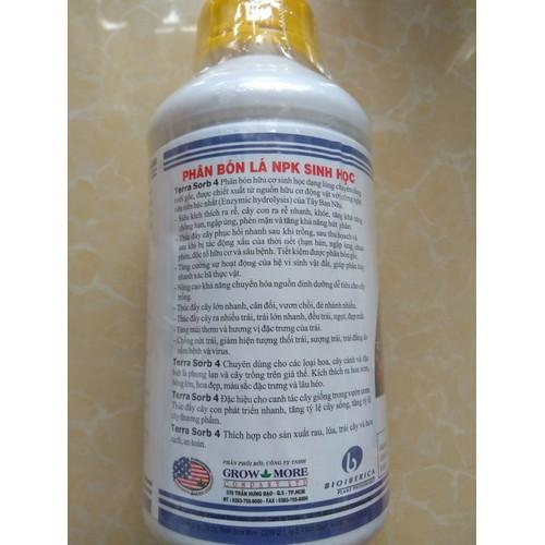 Phân bón lá siêu ra rễ Terra -Sorb 4 Root - chai 1 lít