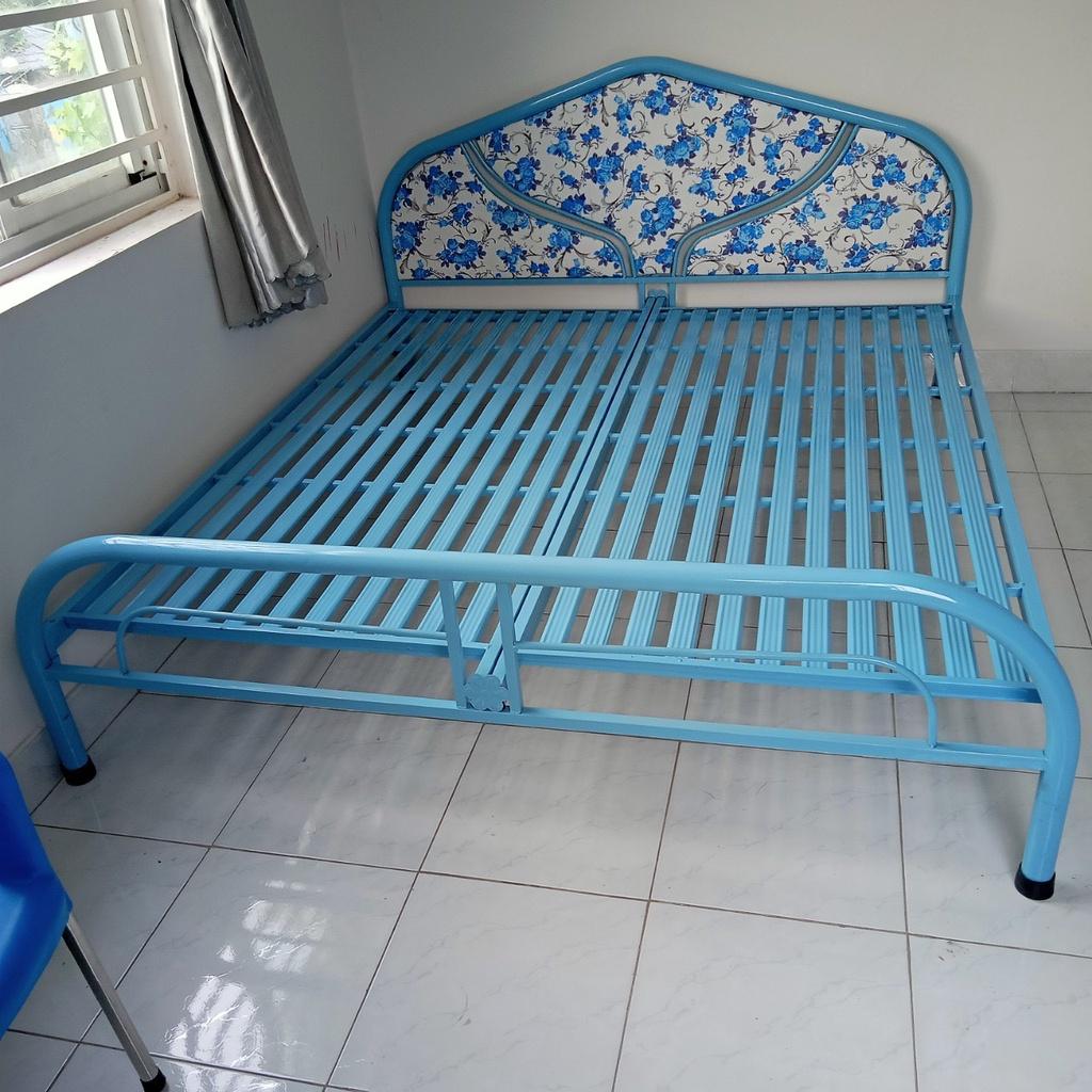 Giường sắt cao cấp 1m6 x 2m