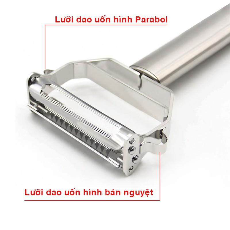 Dụng Cụ Gọt Nạo Bào Củ Quả Thành Sợi Đa Năng Bằng Thép Inox Không Gỉ