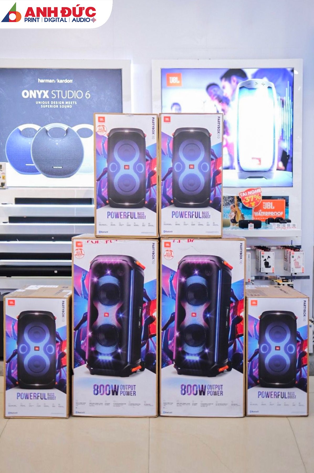 Loa Bluetooth Karaoke JBL Partybox 710 - Hàng Chính Hãng PGI